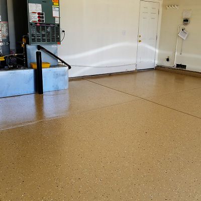Newly Painted Epoxy Garage Floor